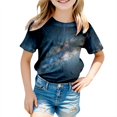 thumbnail image 4 of Gyexs Boys T Shirts Short Sleeve Galaxy Glitter Starry Sky Multicolor Print Tee(Toddler), 4 of 4