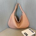 thumbnail image 1 of High-Grade Woven Bag Versatile One-Shoulder Underarm Bag Texture Portable Commuter Bag, 1 of 5