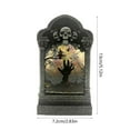 thumbnail image 3 of HomeKingdee Halloween LED Graveyard Tombstones Halloween Headstone Light Skull Graveyard Lamp Halloween Decoration Halloween Yard Decorations Headstone Decorations, 3 of 6