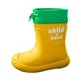thumbnail image 1 of NOKIO Kids Rain Boots with 𝖣rawstring Cuff - Lightweight EVA Water-proof Puddle Boots Non-Sli𝗉 Sole Easy On/Off for Outdoor Play, 1 of 6