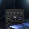 thumbnail image 4 of Panel Interruptores para Barcos Caja Fusibles en Línea 5 Entradas 12V/24V Al Camiones RV Y, 4 of 9
