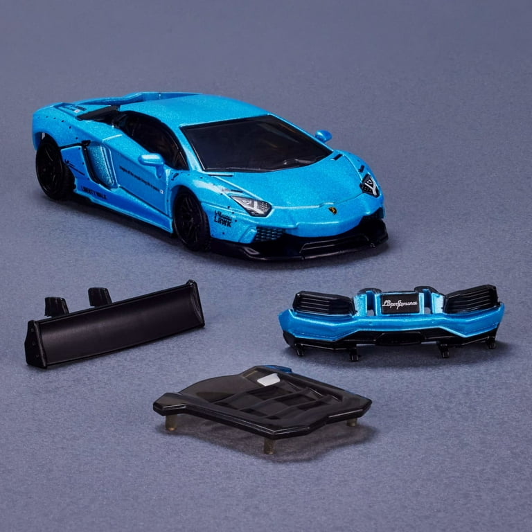 ホットウィール ELITE64 2台セット メルセデス&ランボルギーニ LBWK Hot Wheels Premium Elite 64 LBWK Lamborghini Aventador LP