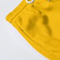 thumbnail image 6 of Ccpelsie Boys Girls Joggers Cargo Pants with Zipper Pockets Elastic Waist School Casual Trousers(Yellow,9-10 Years), 6 of 6