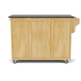 thumbnail image 3 of Hawthorne Collections 49" Wood Kitchen Cart with Granite Top in Natural/Black, 3 of 10
