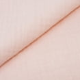 thumbnail image 2 of Roc-lon 100% Organic Cotton, 52"/53", Sewing Craft Fabric, 2-layer Wrinkled Muslin/Gauze, Pink, 2 Yard, 2 of 2