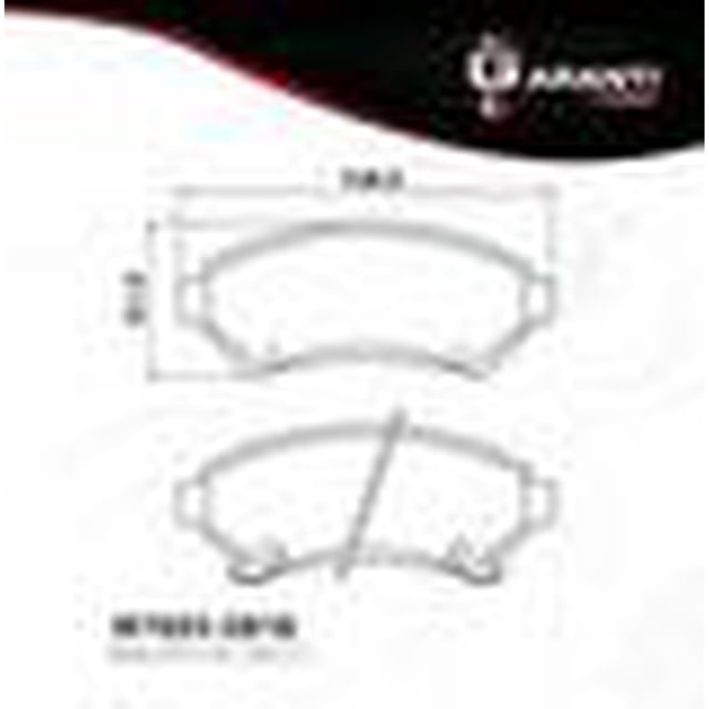 Balata Garanti Para Pontiac Montana 1999 - 2005 (Garanti)