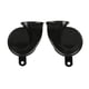 thumbnail image 1 of 2 piezas de cuerno de coche negro Universal 12v fuerte de doble tono caracol cuerno eléctr Abanopi Eslabón de caracol de dos tonos, 1 of 7