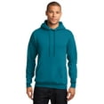 thumbnail image 1 of Port & Company ®  - Core Fleece Pullover Hooded Sweatshirt. Pc78h S Teal, 1 of 1