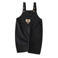 thumbnail image 2 of Toddler Boy Girl Soft Corduroy Suspender Pants Kids Overalls Loose Retro Fall Adjustable Button Overalls with Pocket Black 1-2 Years, 2 of 4