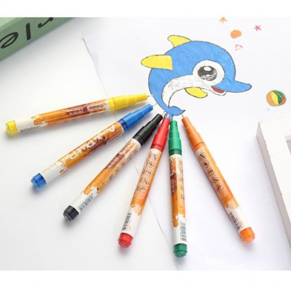 GPLMQ Feutre Acrylique Peinture stylo, Set de 4 Stylos Feutres