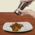 thumbnail image 5 of Stainless Steel And Glass, Elegant Design: Ceramic Grinder, Fresh Spices, Adjustable Coarseness, Non-Corrosive, Bpa Free, Tightly Sealed Lid, Refillable, Big Clear Bottle, User, 5 of 6