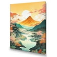 thumbnail image 2 of Designart "Snow Covered Mountain Peaks III" Japon Landscape Wall Art Print, 2 of 5