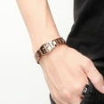 thumbnail image 3 of Mens Womens Copper Magnetic Cross Bracelet Religious Totem Jewelry Anniversary Business Opening Ceremony Employee, 3 of 5