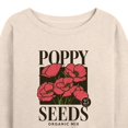 thumbnail image 3 of Instant Message - Poppy Seeds Organic - Women's Lightweight French Terry Long Sleeve Shirt, 3 of 6