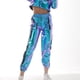 thumbnail image 5 of WILLBEST Pantalones Casuales para Mujer, de Cuero Sintético Negro, Cintura Alta, Rectos, Pierna Ancha, Estilo Punk, para Un Estilo y Comodidad Diarios. Chica, 5 of 5