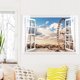thumbnail image 1 of Walling Wallpaper Sea Window 60 * 90cm Pegamento incluido Stock Photo Wall Dune 3D Beach Beach Sea Dormitorio Kids Wallpaper LingWen 8390612797248, 1 of 1