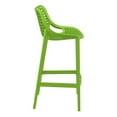 thumbnail image 6 of 41.25" Green Solid Outdoor Patio Bar Stool, 6 of 8