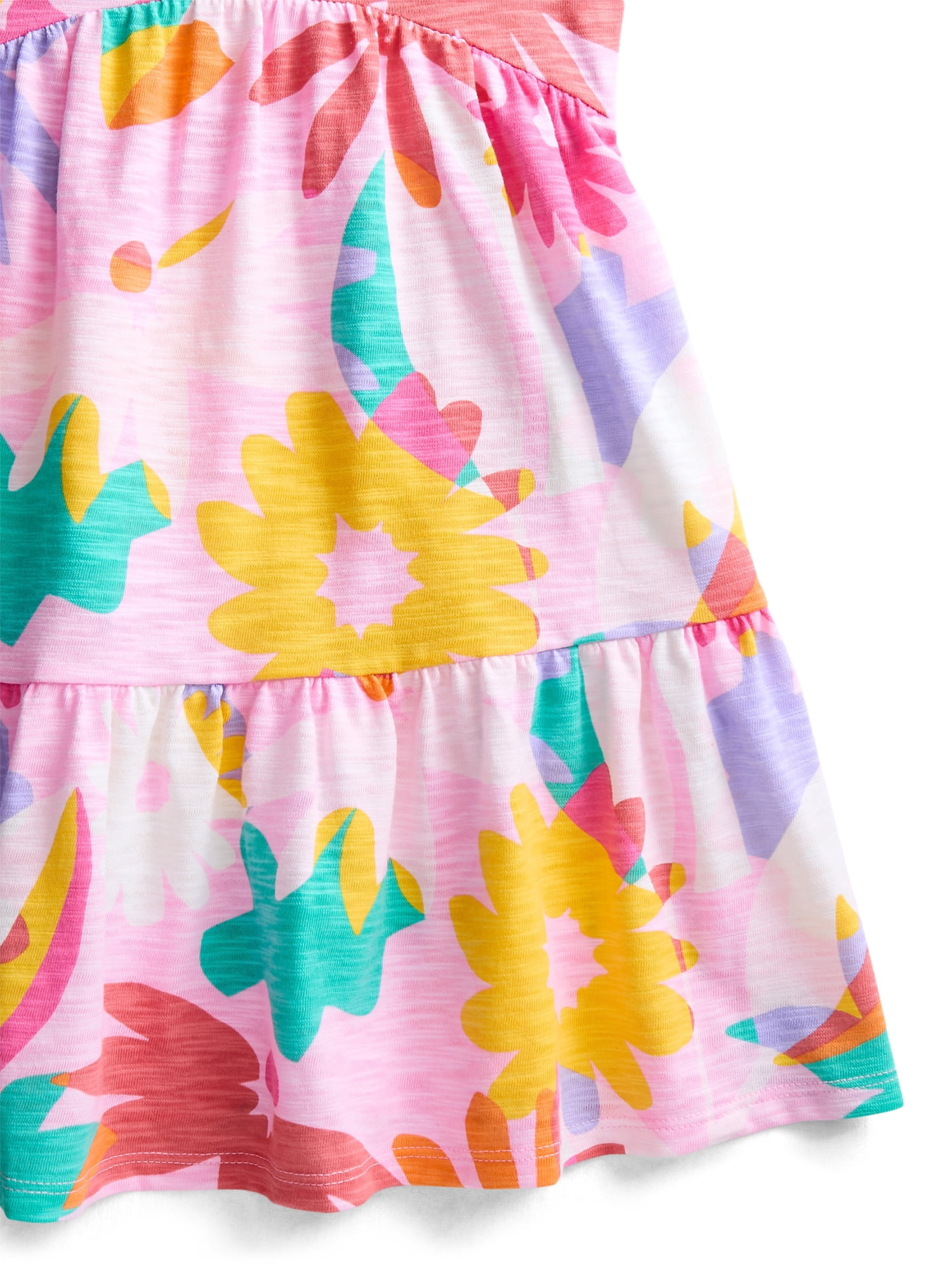Wonder Nation Girls' Back Bow Sleeveless Dress, Sizes 4-18 & Plus