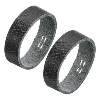 2 Inch Wide Genuine Leather Braided Woven Round Belt  display picture 1