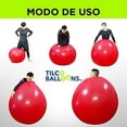 thumbnail image 3 of Pack Globos Gigantes Color Rojo 72 Pulgadas (2pzas), 3 of 3