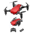 thumbnail image 2 of Modelo De Cuadricóptero Helicópteros Radiocontrol Cuadricóptero plegable con control remoto de 4 canales RC Drone (estándar rojo), 2 of 8