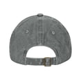 thumbnail image 5 of Lispipm Embroidery Baseball Cap for Women Men Vintage Adjustable Dad Hats Washed Cotton Plain Sun Hat for Daily Wear Gray, 5 of 6
