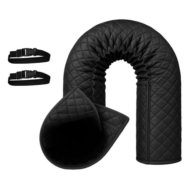 Funda protectora para manguera de aire acondicionado portátil, impermeable, universal. Negro
