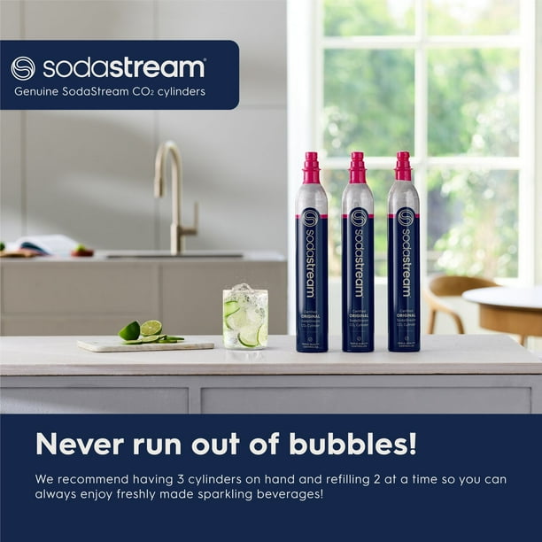 SodaStream, Co2 Carbonator Set, 60L Pink, Set of 3 - Walmart.com SodaStream, Co2 Carbonator Set, 60L Pink, Set of 3 - Walmart.com