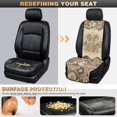 thumbnail image 5 of Eheartsgir Side Airbag Compatible Car Front Seat Covers for Sedan and Truck, Polyester Quilted Non-Slip Seat Covers, Paw Print Vintage Pattern, 5 of 7