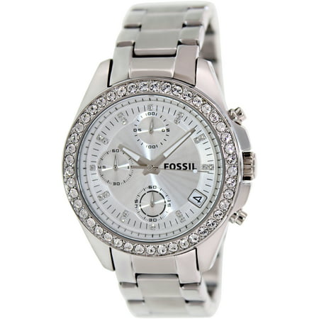 UPC 691464570064 product image for Fossil Women's Decker ES2681 White Stainless-Steel Analog Quartz Watch | upcitemdb.com