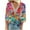 Multicolor, variant on Feancey Womens Lace V Neck Tops Summer Casual 3/4 Sleeve Plus Size Blouses Solid Color Loose Fit Mid Length Shirt Trendy Vacation Tunic Top Sales Today,Green,S