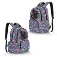 thumbnail image 2 of DISNIMO Cat Planet Print Large Capacity School Backpack, Lightweight with Multi Compartments & Side Pockets, Durable Daypack for Elementary & Middle School Students, 2 of 7
