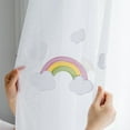 thumbnail image 3 of Advancent Cortinas bordadas para niños ligeras y transpirables de arcoíris para un aspecto cómodo y suave Type2 NO2, 3 of 6