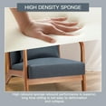 thumbnail image 4 of Aecojoy Accent Chair for Living Room Mid Century Modern Fabric Arm Chair in Blue for Bedroom, 4 of 7