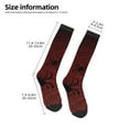 thumbnail image 2 of Daiia Sports Socks Spiders On A Web Printed Novelty Crew Socks for Men Women Knee High Socks Cotton Socks Soft & Breathable Support Unisex Socks, 2 of 9