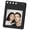 Black, variant on 1.54inch Digital Label For Personalizing With Photos And Contact Information Reusable Digital Badges