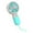 Blue, variant on ESULOMP Cute Fruit Small Fan Hand-held Fan Girl Outdoor Pocket Fan Desktop Learning Fan