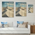 thumbnail image 4 of Designart "Dunes Swaying in the Coastal Wind I" Landscape & Nature Print on Natural Pine Wood, 4 of 5