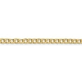 thumbnail image 3 of 14K Yellow Gold chain Curb 20 in 4.3 mm 4.3mm Semi-Solid Link, 3 of 5