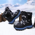 thumbnail image 4 of Boys Girls Snow Boots Kids' Waterproof Snow Boots for Winter Resistant Cold Weather Shoes Black 6.5 Y-7 Y, 4 of 7