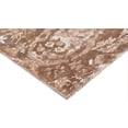 thumbnail image 2 of Exquisite Rugs Cassina Handmade Handloomed Bamboo Silk Brown Area Rug, 2 of 2