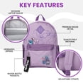 thumbnail image 2 of Lilo & Stitch Line Art 16.5” Adult Lavender Backpack, 2 of 7