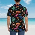 thumbnail image 5 of Haiem Animals Under Water Printed Hawaiian Shirt for Men - Men’s Casual Beach Summer Shirts - Stretch Fabric with Modern Fit-Small, 5 of 7