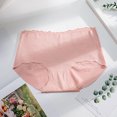 thumbnail image 2 of Sngxgn Women's Cotton Underwear,High Waist Full Coverage Briefs Soft Stretch Ladies Panties Underwear for Women(Pink,XL), 2 of 3