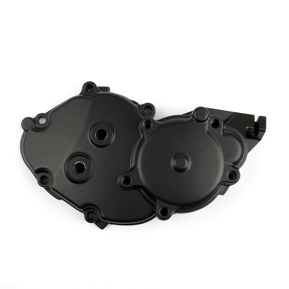 MotorGenic Engine Starter Case Crankcase Cover Fit For Kawasaki Ninja ZX10R 2006-2010 Black