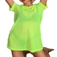 thumbnail image 1 of Maillot de Bain Bikini en Maille Transparente pour Femmes Robe de Plage d'Été, 1 of 2