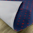 thumbnail image 5 of Ambesonne Mint Place Mats Set of 4, Dots Star, Standard Size, Indigo Vermilion, 5 of 6
