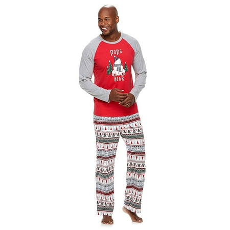 

Cotton Christmas Pajamas White Bear Kids Baby Adults Sleepwear Nightwear Printed Homewear Family Pajamas