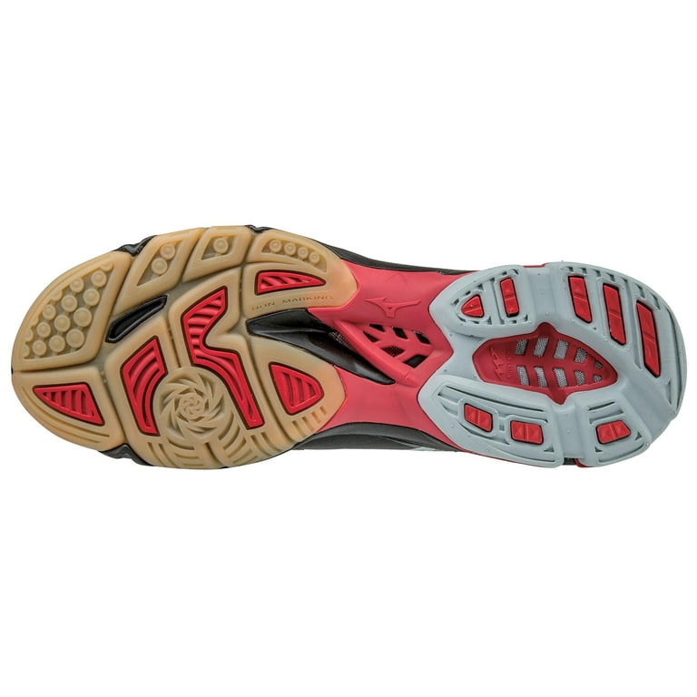 Mizuno Women s Wave Lightning Z3 Volleyball Shoes Black Red 7.0 Walmart