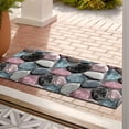 thumbnail image 5 of ERK Corridor Stone Patterned Carpet 3D Pebble Pattern Entrance Mat Slip Washable,50x120cm, 5 of 5